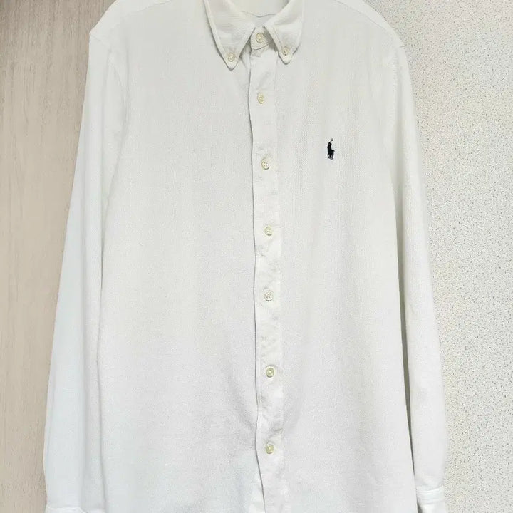 [BUNJANG] Polo Ralph Lauren White Long Sleeve Shirt / 폴로 랄프로렌 화이트 긴팔 셔츠