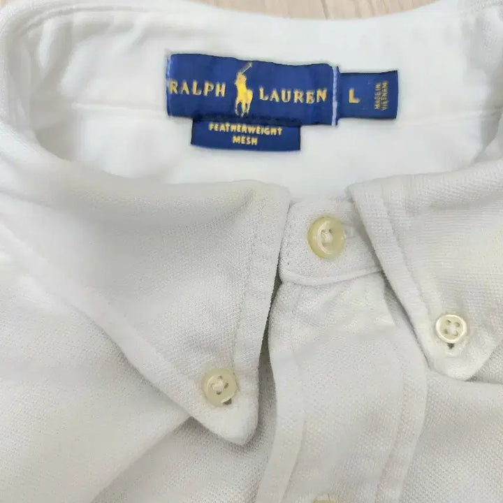 [BUNJANG] Polo Ralph Lauren White Long Sleeve Shirt / 폴로 랄프로렌 화이트 긴팔 셔츠