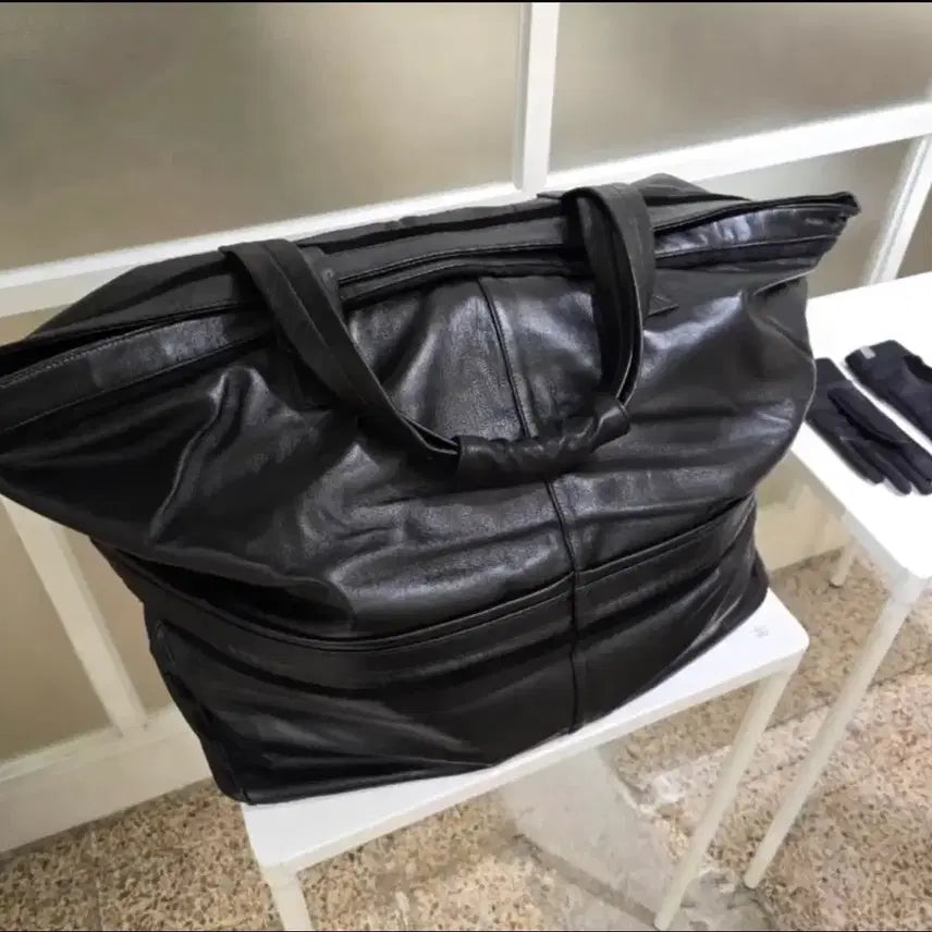 [BUNJANG] EXLIM EP6 Leather Big Bag / (레전드 급처)엑슬림 ep6 레더 빅백