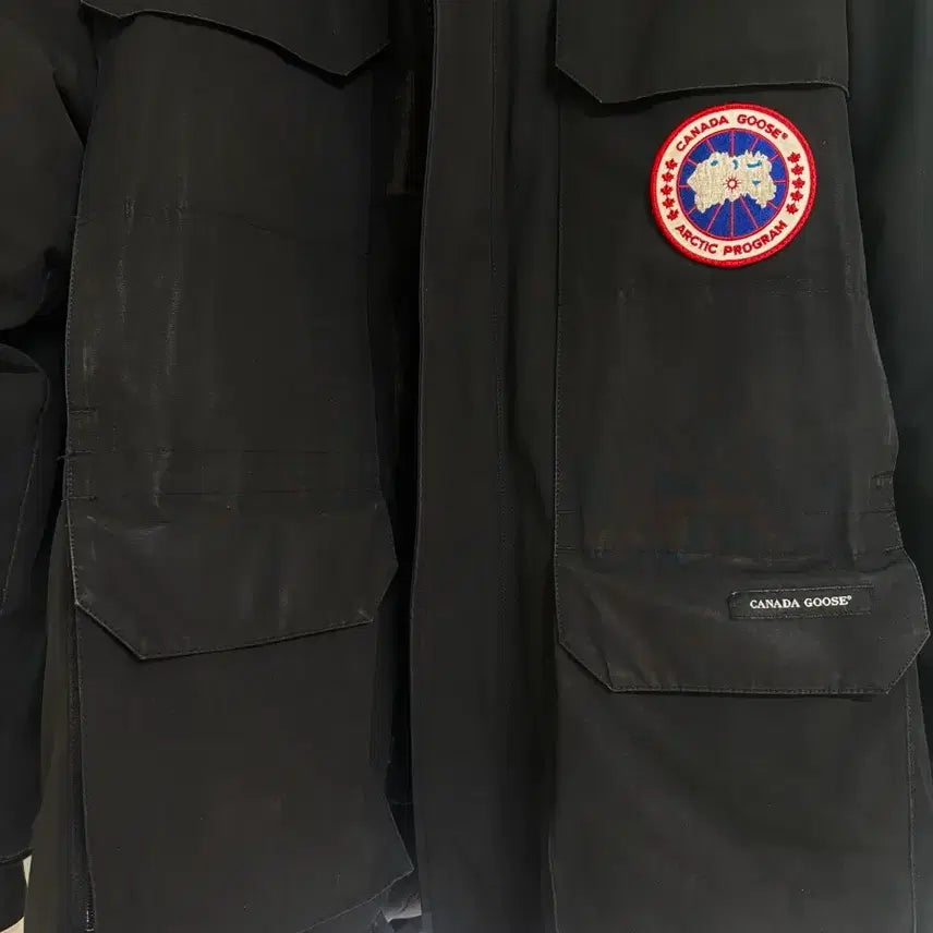 [BUNJANG] Canada Goose Expedition Black Padded Jumper - Size M / 캐나다구스 익스페디션 블랙 패딩 점퍼 M