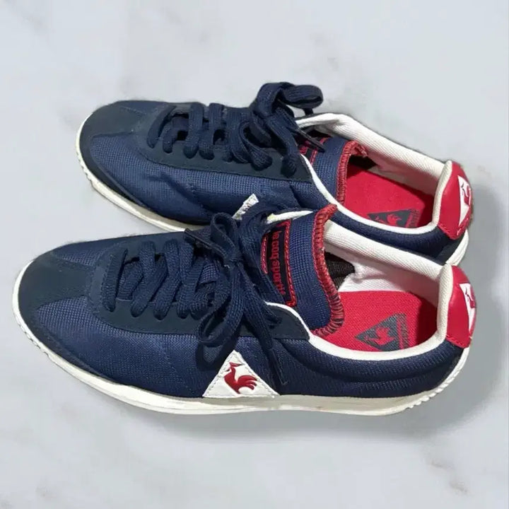 [BUNJANG] Le Coq Sportif Navy Sneakers / 르꼬끄 네이비 운동화 (230추천)