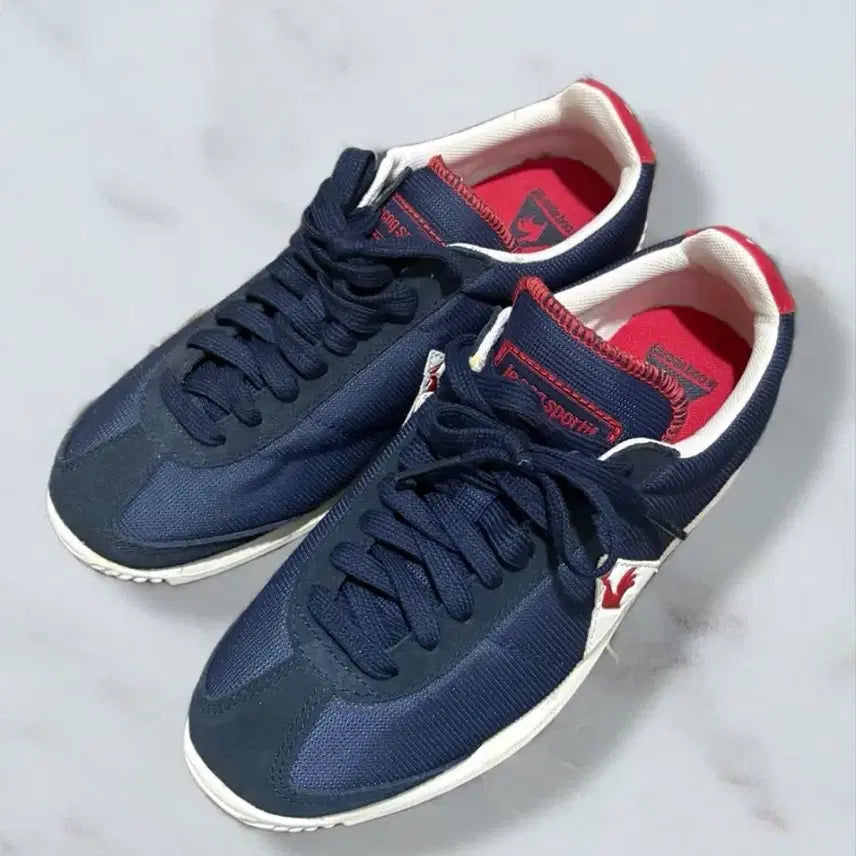 [BUNJANG] Le Coq Sportif Navy Sneakers / 르꼬끄 네이비 운동화 (230추천)