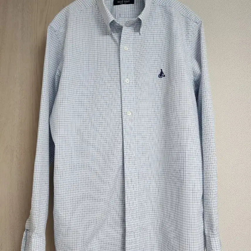 [SOLD OUT] 빈폴 체크 화이트셔츠 100