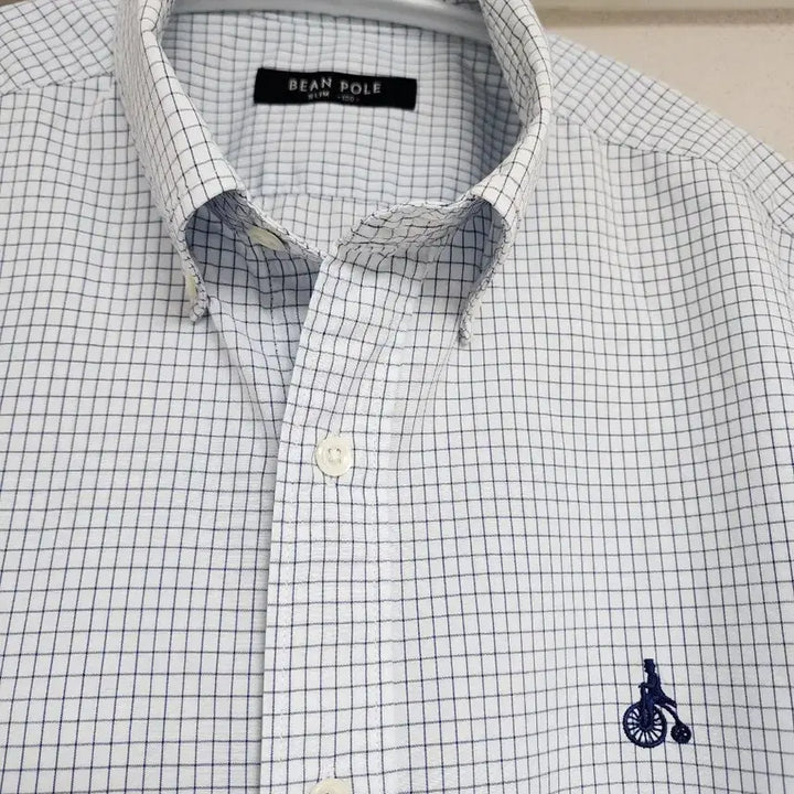 [SOLD OUT] 빈폴 체크 화이트셔츠 100