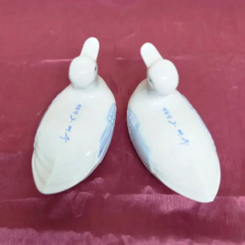 [BUNJANG] Roh Tae-woo Presidential Gift Ceramic Duck Set / 대통령 노태우 하사품 도자기합 오리 한쌍