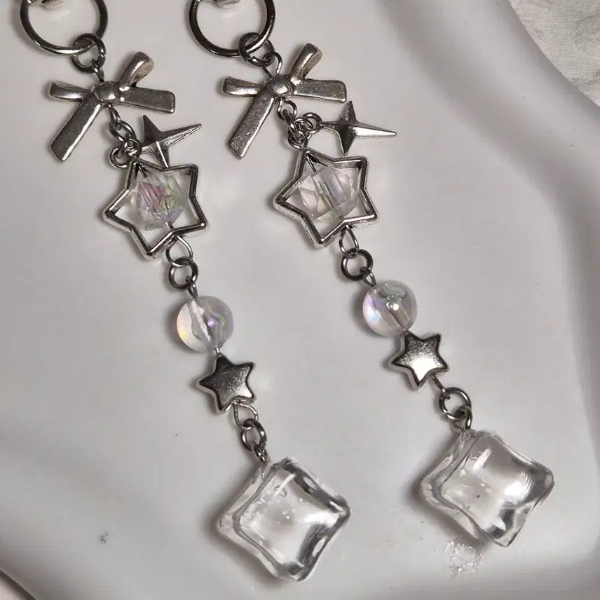 [BUNJANG] Ice Bead Charm Keychain / 얼음키링 비즈키링