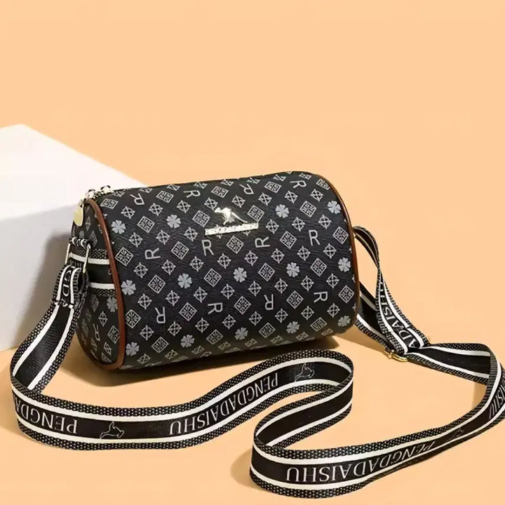 [BUNJANG] Black Patterned Mini Crossbody Bag / 여성 미니가방