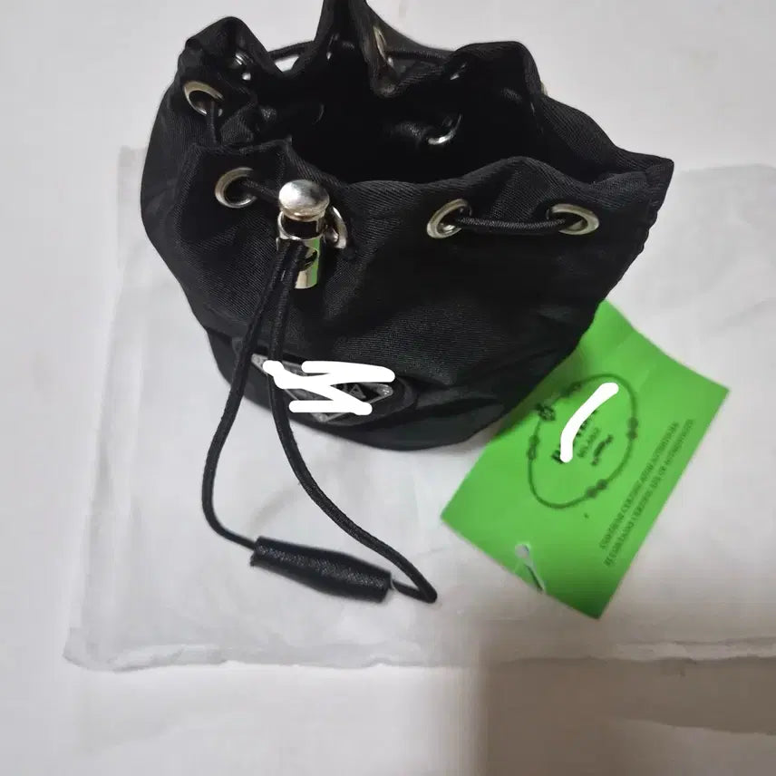 [BUNJANG] Luxury Style Drawstring Pouch Keyring / 명품 스타일 복조리 파우치 키링