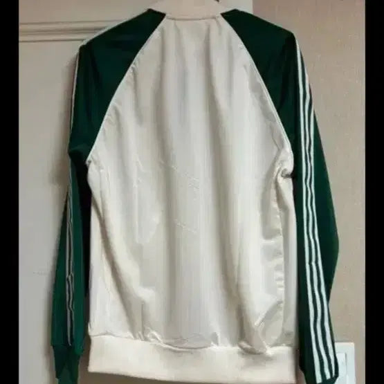 [BUNJANG] Adidas Track Jacket Full Zip Wonder White Green / 새상품) 아디다스 져지 집업 원더 화이트 그린