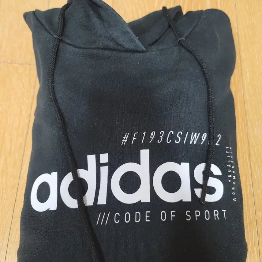 [BUNJANG] Adidas CODE OF SPORT Hoodie / s 아디다스 검정색 후드티 CODE OF SPORT