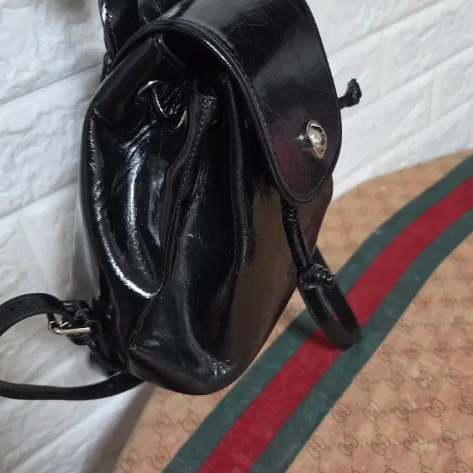 [BUNJANG] Black Mini Backpack / 블랙 미니 백팩 가방