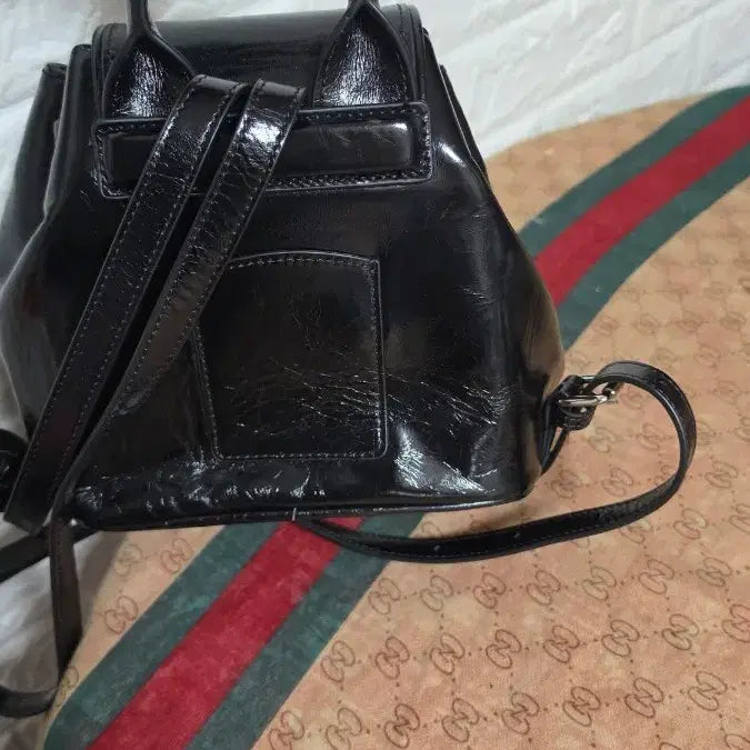[BUNJANG] Black Mini Backpack / 블랙 미니 백팩 가방