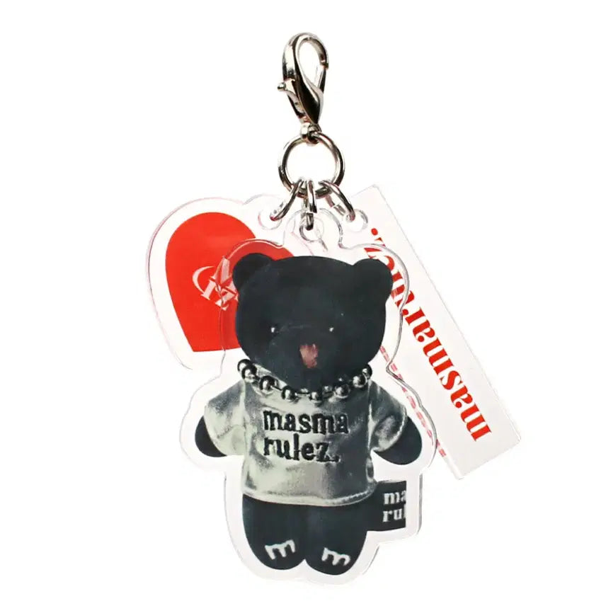 [BUNJANG] Masmarulz Bear Acrylic Keyring / 마스마룰즈 곰돌이 아크릴 키링 새상품