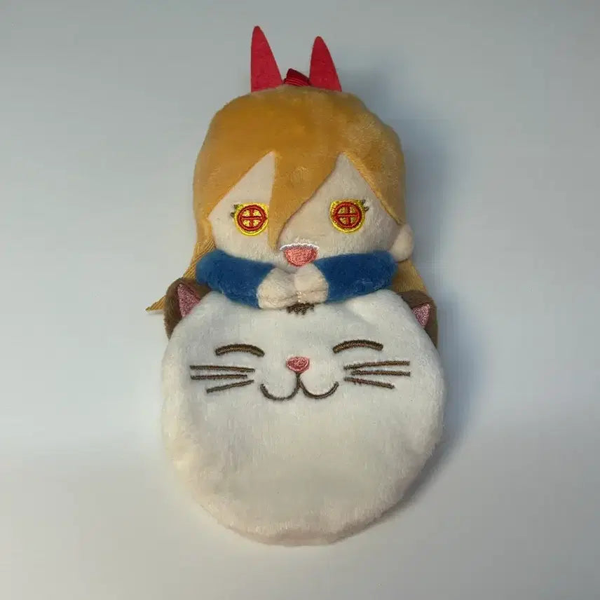 [BUNJANG] Pommop Chainsaw Man Mini Pouch Keyring Power &amp; Nyako / 체인소맨 POMMOP 모후모후 프렌즈 미니 파우치 키링 파워 &amp; 냐코