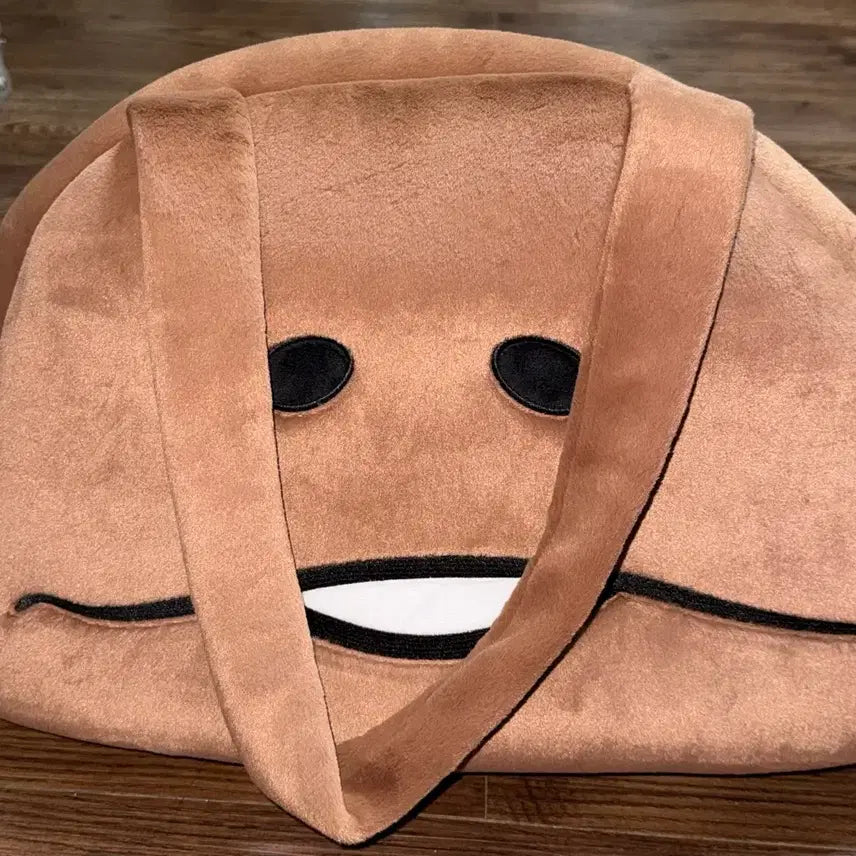 [BUNJANG] Nameko Face Big Bag / 나메코가방 페이스 보들보들 빅백