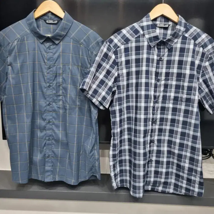 [SOLD OUT] 아크테릭스 남성 체크 반팔 셔츠 2종
