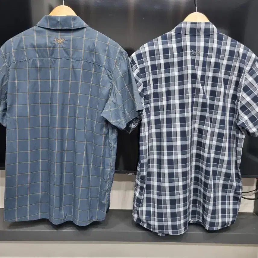 [SOLD OUT] 아크테릭스 남성 체크 반팔 셔츠 2종