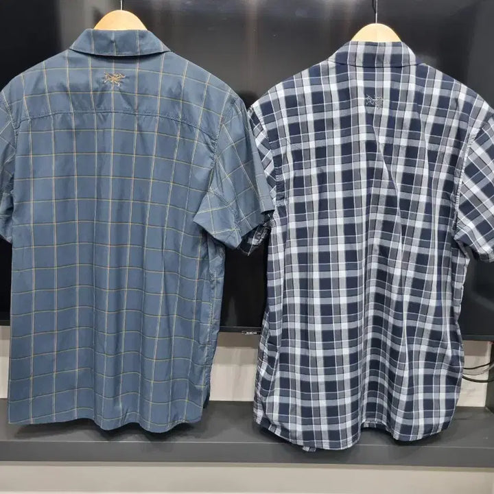 [SOLD OUT] 아크테릭스 남성 체크 반팔 셔츠 2종
