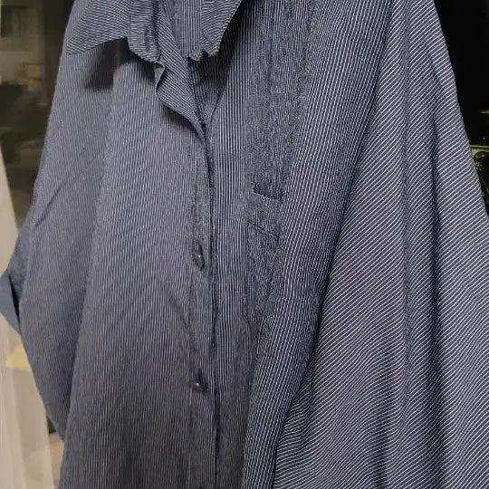[BUNJANG] Anzick Striped Pattern Jacket Size 66 / 안지크 스트라이프 패턴 자켓 66사이즈
