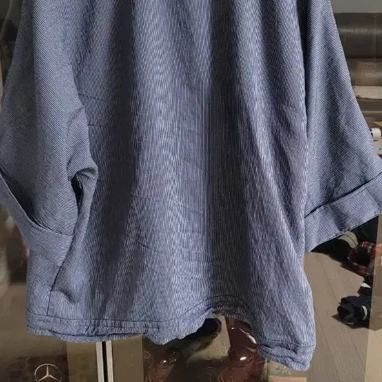 [BUNJANG] Anzick Striped Pattern Jacket Size 66 / 안지크 스트라이프 패턴 자켓 66사이즈