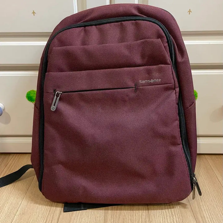 [BUNJANG] Samsonite Red Laptop Backpack Burgundy / 샘소나이트 노트북 백팩 버건디 쌤소나이트 레드 16인치 17인치