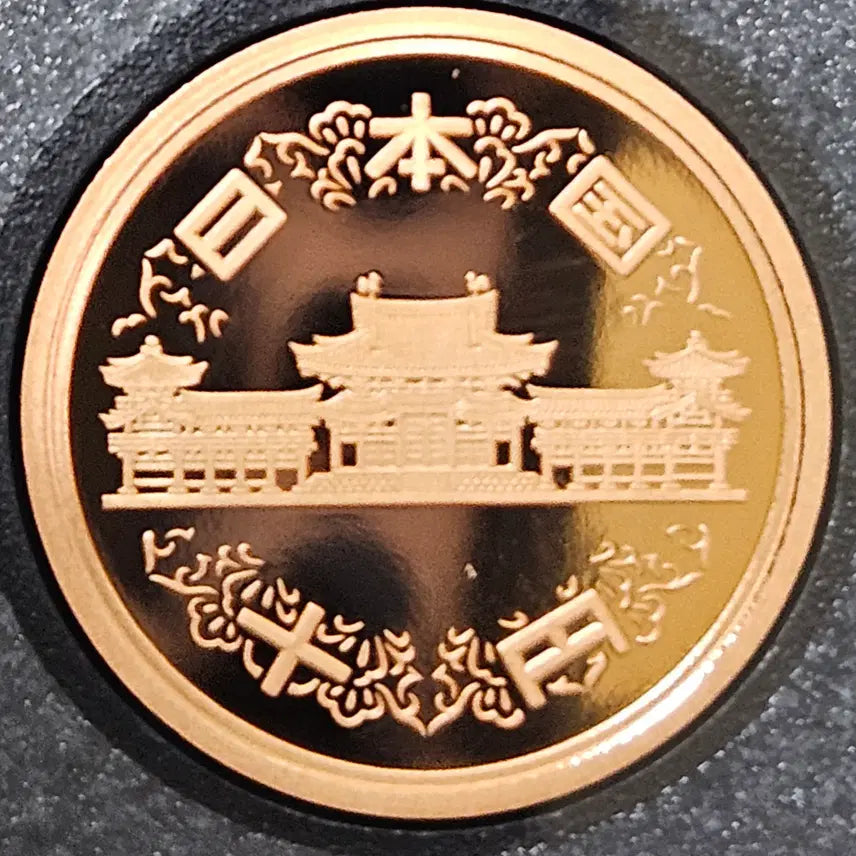 [BUNJANG] 2002 Deep Cameo Proof 10 Yen Coin (Unused) / [2002 특년 미사용] 딥까메오 프루프 10엔   ZK2753