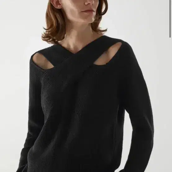 [BUNJANG] COS Twisted Knit Sweater Black / Cos 코스 꼬임니트 s
