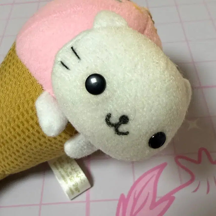 [BUNJANG] San-X Ice Cream Nyanyanko Plush / 고전 산엑스 아이스크림 냥냥냥코 인형