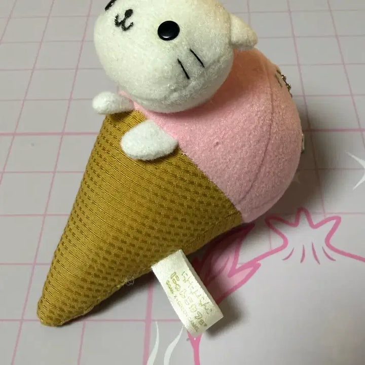 [BUNJANG] San-X Ice Cream Nyanyanko Plush / 고전 산엑스 아이스크림 냥냥냥코 인형