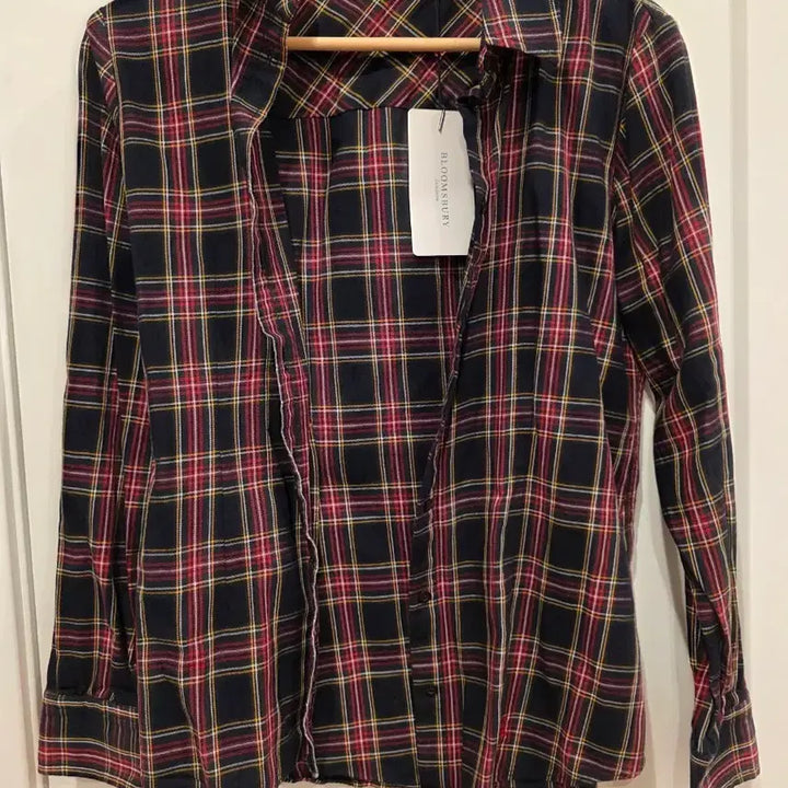[BUNJANG] Bloomsbury London Check Shirt Set (2 pcs) / 블룸스버리 런던 체크 셔츠 2장 세트