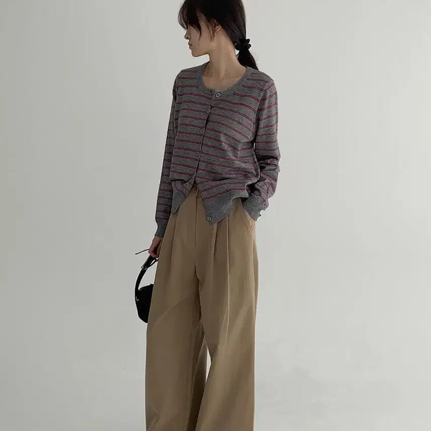 [BUNJANG] Cotton Pintuck Wide Pants / 코튼 핀턱 와이드 팬츠