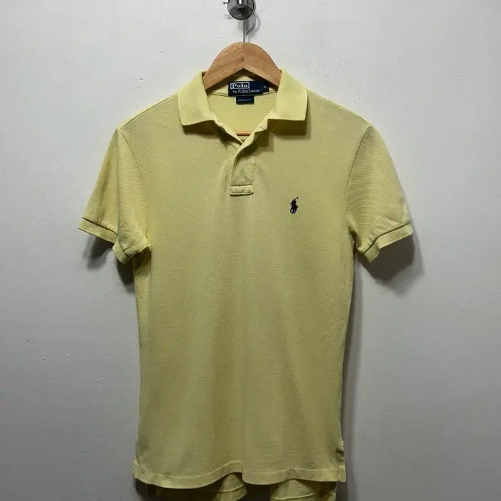 [BUNJANG] Polo Ralph Lauren Yellow Short Sleeve Polo Shirt S / 폴로 랄프로렌 반팔 카라티 옐로우 S