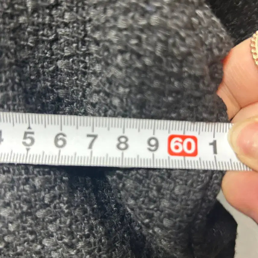 [BUNJANG] Black Tweed Crop Jacket / 블랙 트위드 크롭 자켓 F