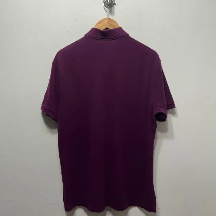 [BUNJANG] Polo Ralph Lauren Purple Collar T-Shirt - L / 폴로 랄프로렌 반팔 카라티 퍼플 L