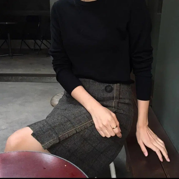 [BUNJANG] KEITH Wool Mini Skirt / KEITH 키이스 FW 메리노 울 스커트