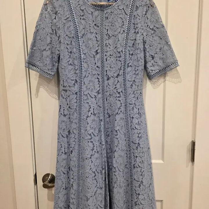 [BUNJANG] Keith Lace Dress Sky Blue / KEITH 키이스 레이스 원피스 하늘