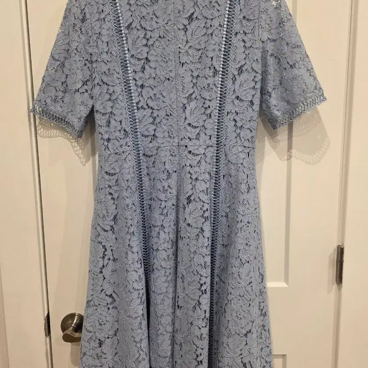 [BUNJANG] Keith Lace Dress Sky Blue / KEITH 키이스 레이스 원피스 하늘