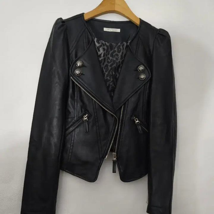 [BUNJANG] Cherry Prince Brand New Genuine Lambskin Leather Jacket / 새제품!체리프린스 브랜드 천연 양가죽자켓