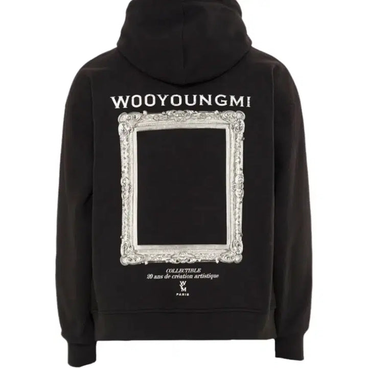 [BUNJANG] Wooyoungmi 23SS Frame Logo Hoodie / [52] 우영미 23SS 프레임 로고 후드티