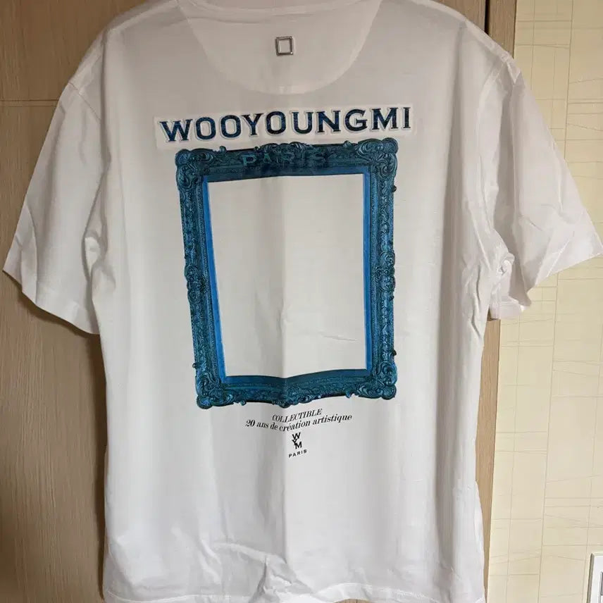 [BUNJANG] Wooyoungmi 23SS Frame Logo T-shirt / [52] 우영미 23SS 프레임 백로고 반팔티