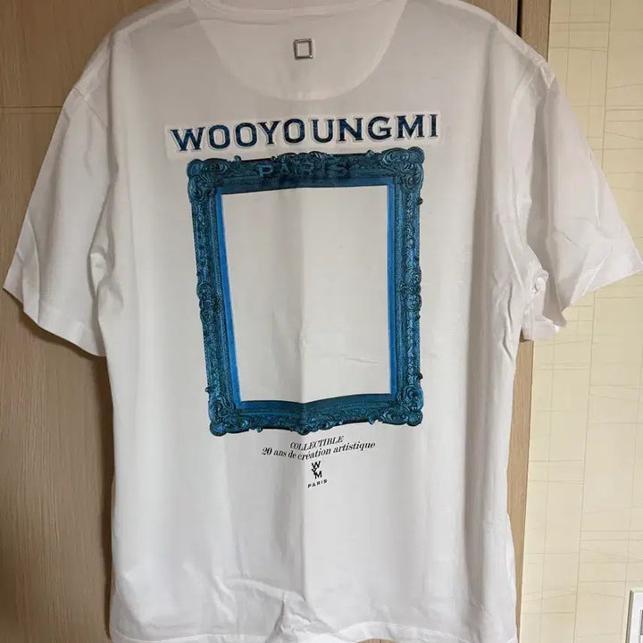 [BUNJANG] Wooyoungmi 23SS Frame Logo T-shirt / [52] 우영미 23SS 프레임 백로고 반팔티
