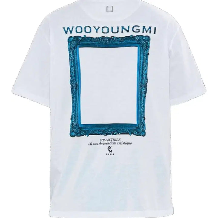 [BUNJANG] Wooyoungmi 23SS Frame Logo T-shirt / [52] 우영미 23SS 프레임 백로고 반팔티