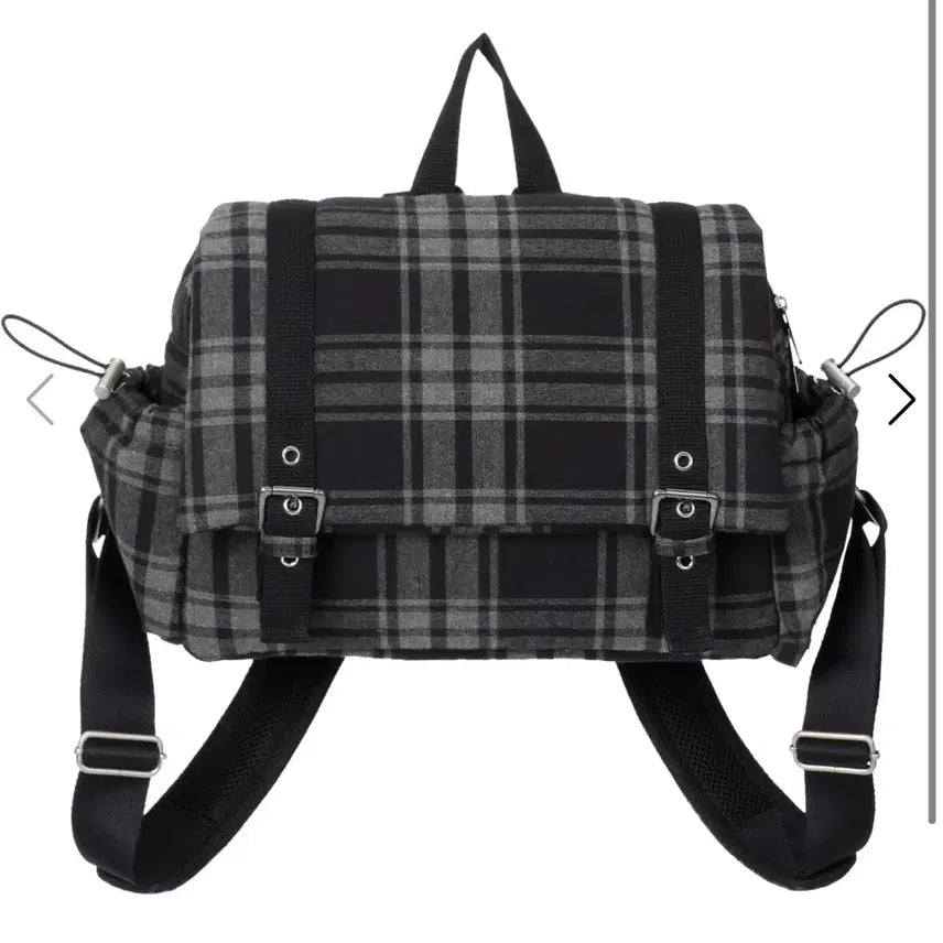 [SOLD OUT] 파히섬 네모체크 백