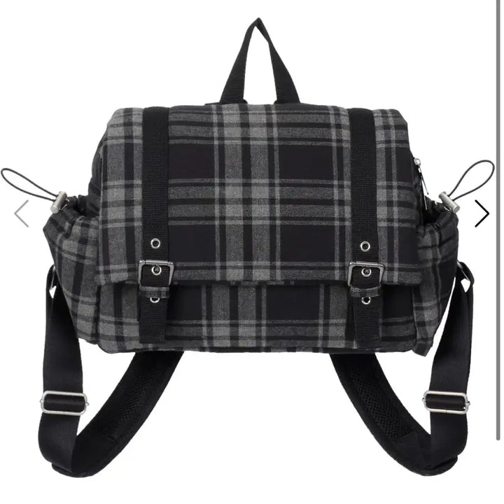 [SOLD OUT] 파히섬 네모체크 백