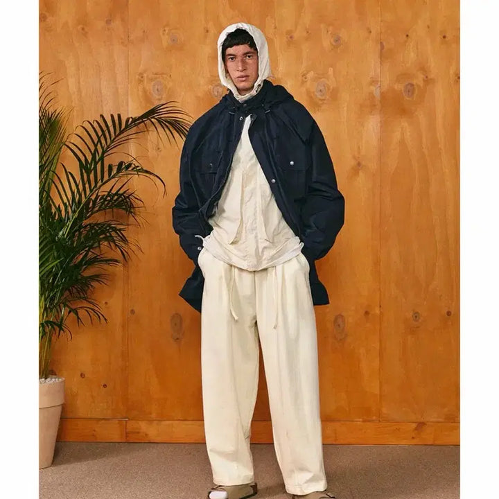 [BUNJANG] UNION GARMENTS Balloon Fit Sweatpants Cream L / 유니온 발란트 벌룬핏 스웻팬츠 크림색 L 사이즈