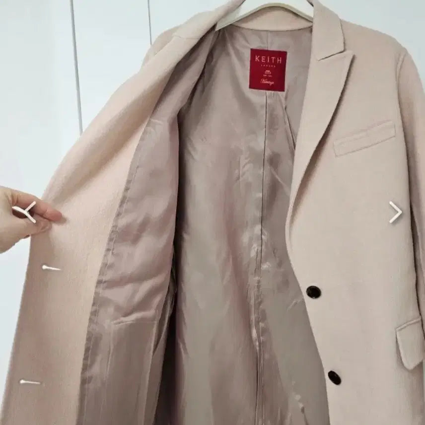 [BUNJANG] KEITH Cashmere Coat / KEITH 키이스 딸기우유 캐시미어 코트