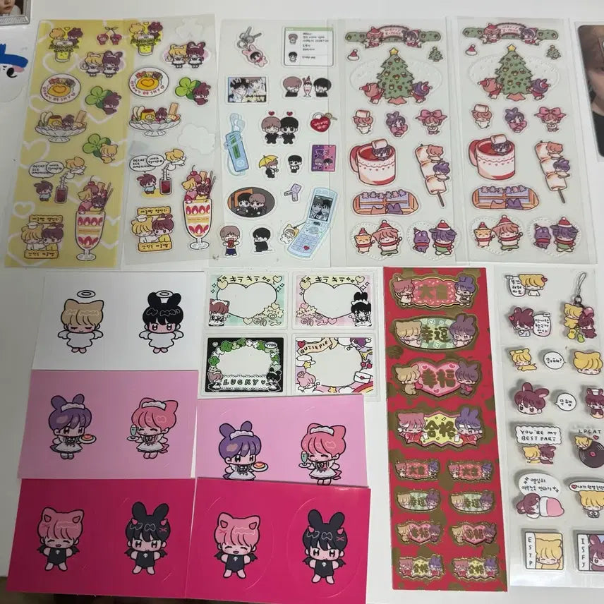[BUNJANG] Jaehyun Doyoung Catherine Sticker Bundle / 재도 재현 도영 개서린 캐서린 스티커 양도