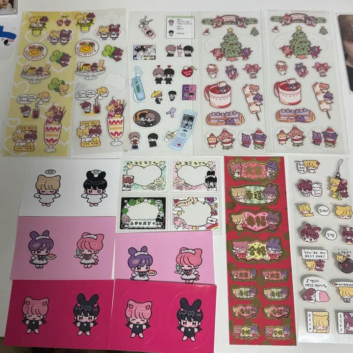 [BUNJANG] Jaehyun Doyoung Catherine Sticker Bundle / 재도 재현 도영 개서린 캐서린 스티커 양도