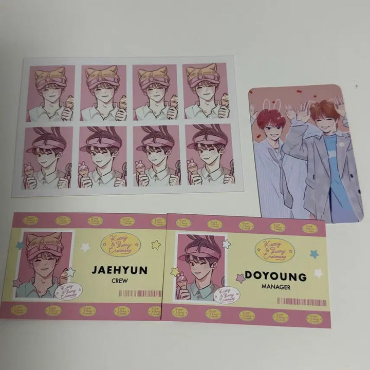 [BUNJANG] Jaehyun Doyoung Jaesirin Catherine Photo Card / 재도 개서린 캐서린 증사 포카 양도