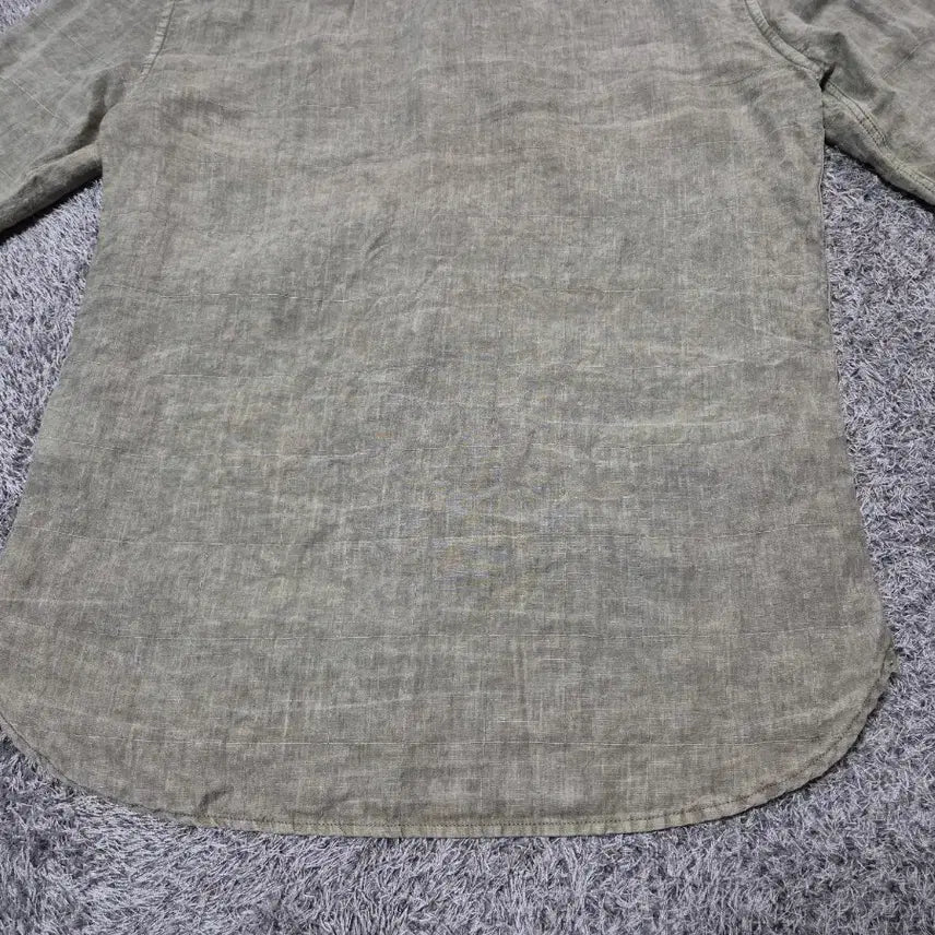 [BUNJANG] Kolon Series Linen Shirt (Men) - Light Khaki / 코오롱 series 남성 린넨 셔츠 100